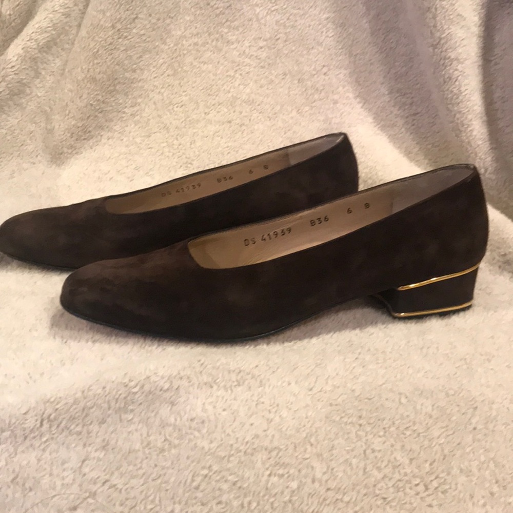 Salvatore Ferragamo suede shoe